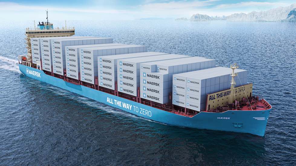 New dual-fuel methanol vessel design by Maersk unveiled